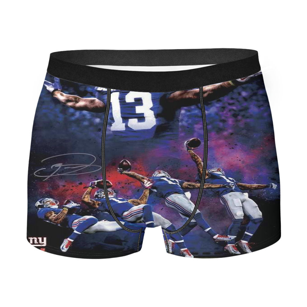 Odell Beckham Jr 13 Signature Art Men'S Boxer Briefs