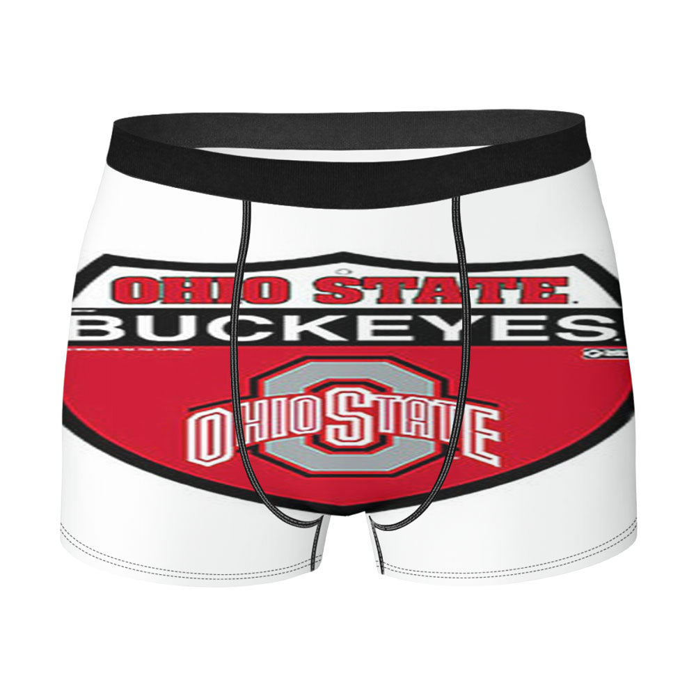 Ohio State Buckeyes Logo Men'S Boxer Briefs