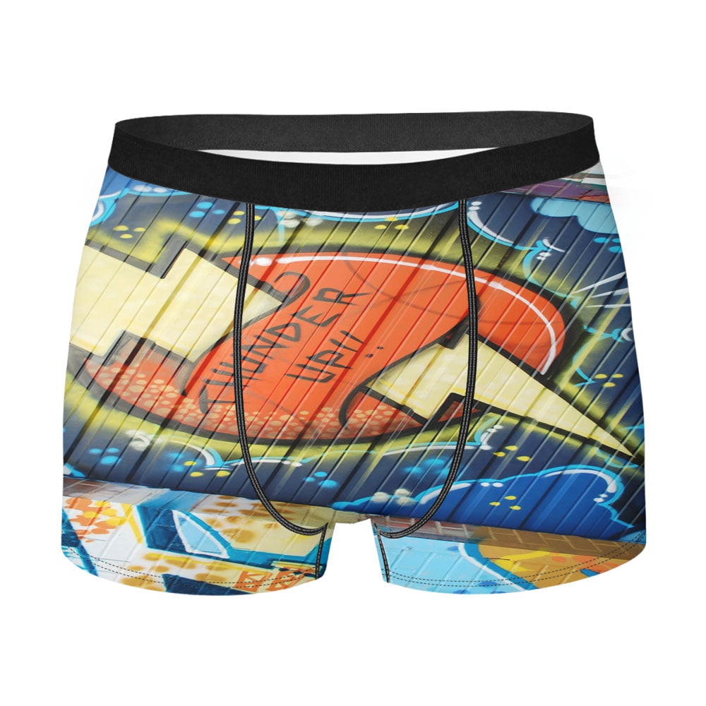 Okc Thunder Graffiti Men'S Boxer Briefs