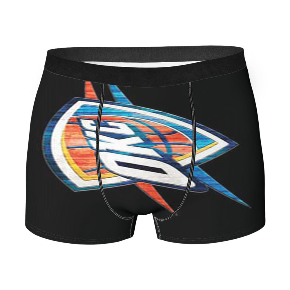 Okc Thunder Logo Shield Men'S Boxer Briefs