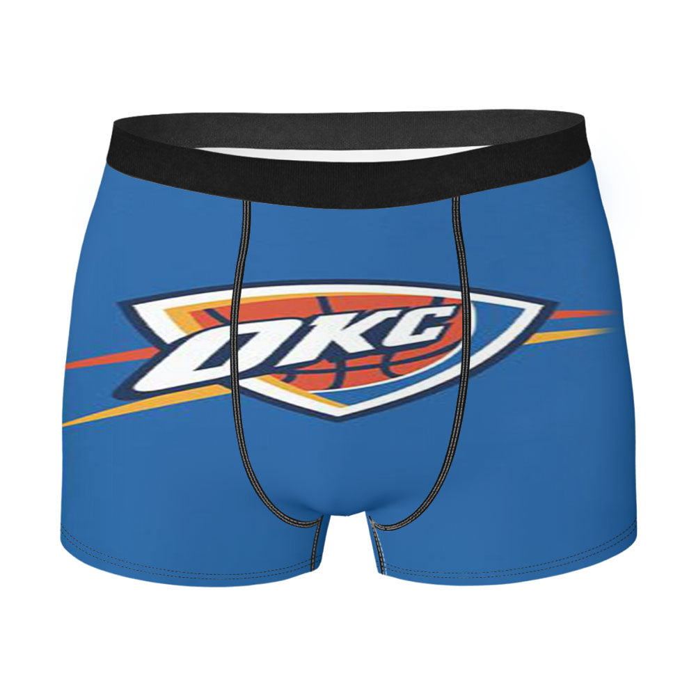 Oklahoma City Thunder Logo Nba Men'S Boxer Briefs