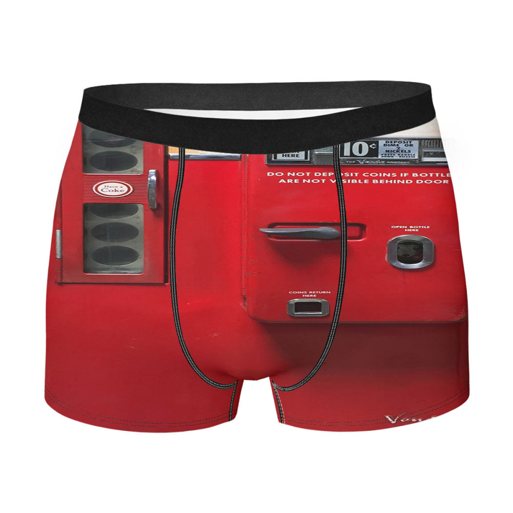 Old Coca Cola Soft Drink Vending Machine Men'S Boxer Briefs