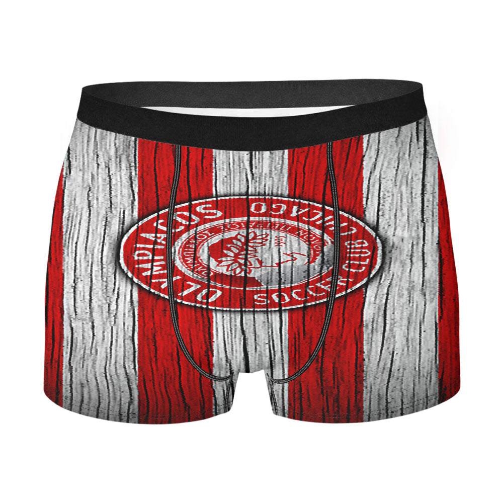 Olympiacos Soccer Club Chicago Flag Men'S Boxer Briefs