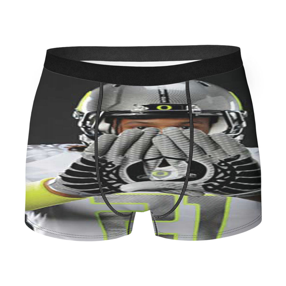 Oregon Ducks Gloves Grey Men'S Boxer Briefs