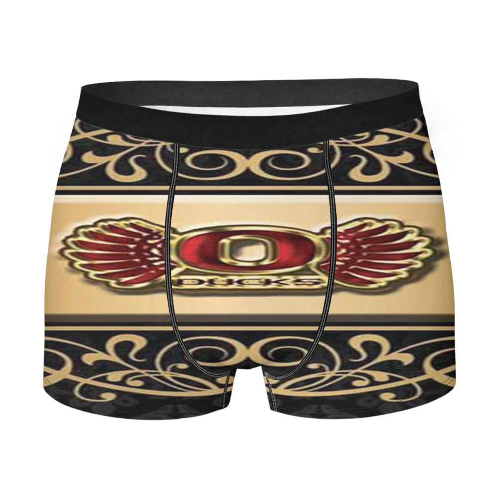 Oregon Ducks Ornate Frame Men'S Boxer Briefs