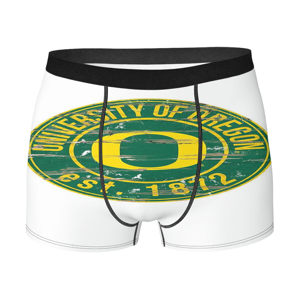 Oregon University Logo S Men'S Boxer Briefs