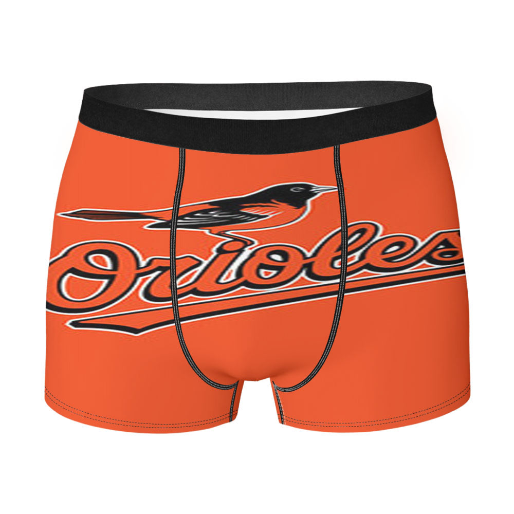 Orioles Baseball Logo Orange Men'S Boxer Briefs