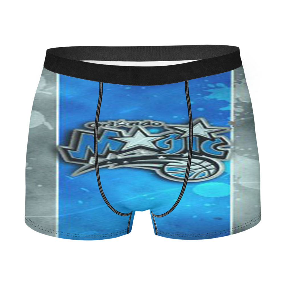 Orlando Magic Basketball Splatter Men'S Boxer Briefs