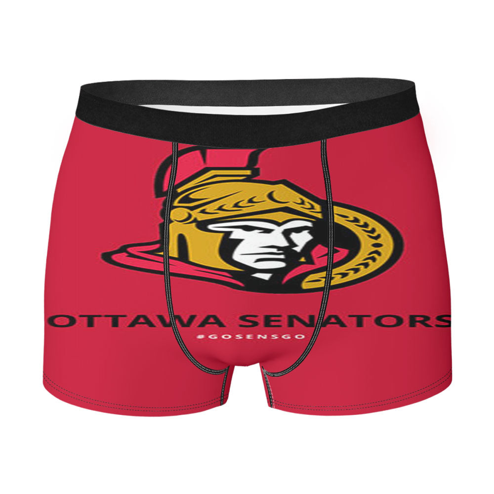 Ottawa Predators Red Men'S Boxer Briefs