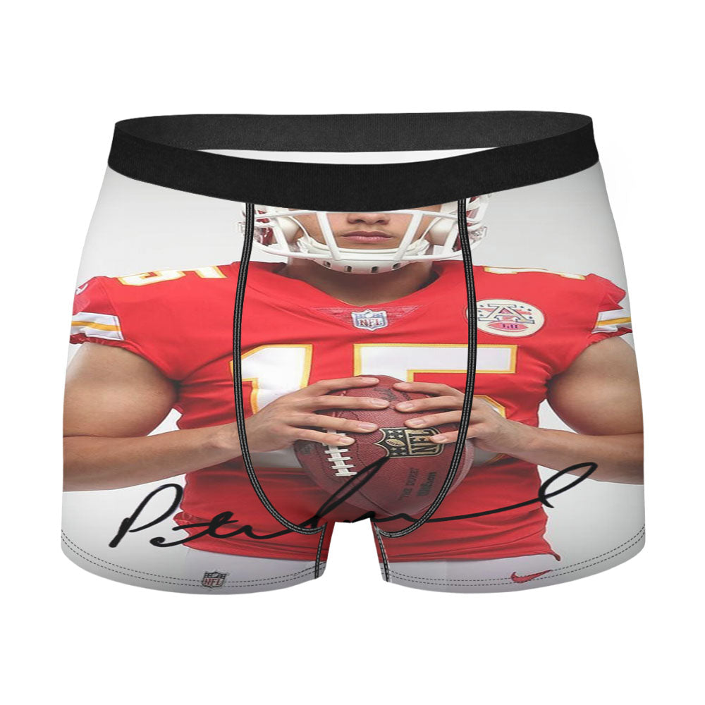 Patrick Mahomes Kansas City Chiefs Signature Men'S Boxer Briefs