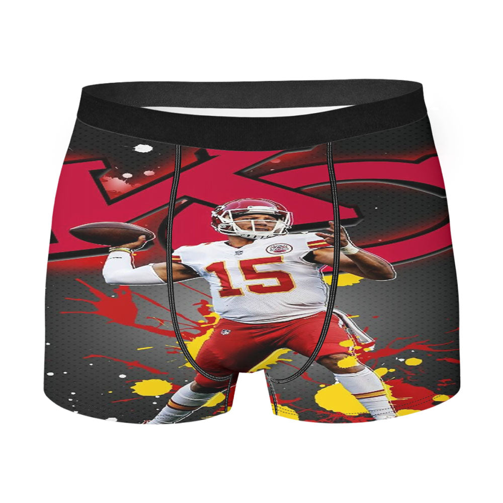 Patrick Mahomes Kc Chiefs Nfl Men'S Boxer Briefs