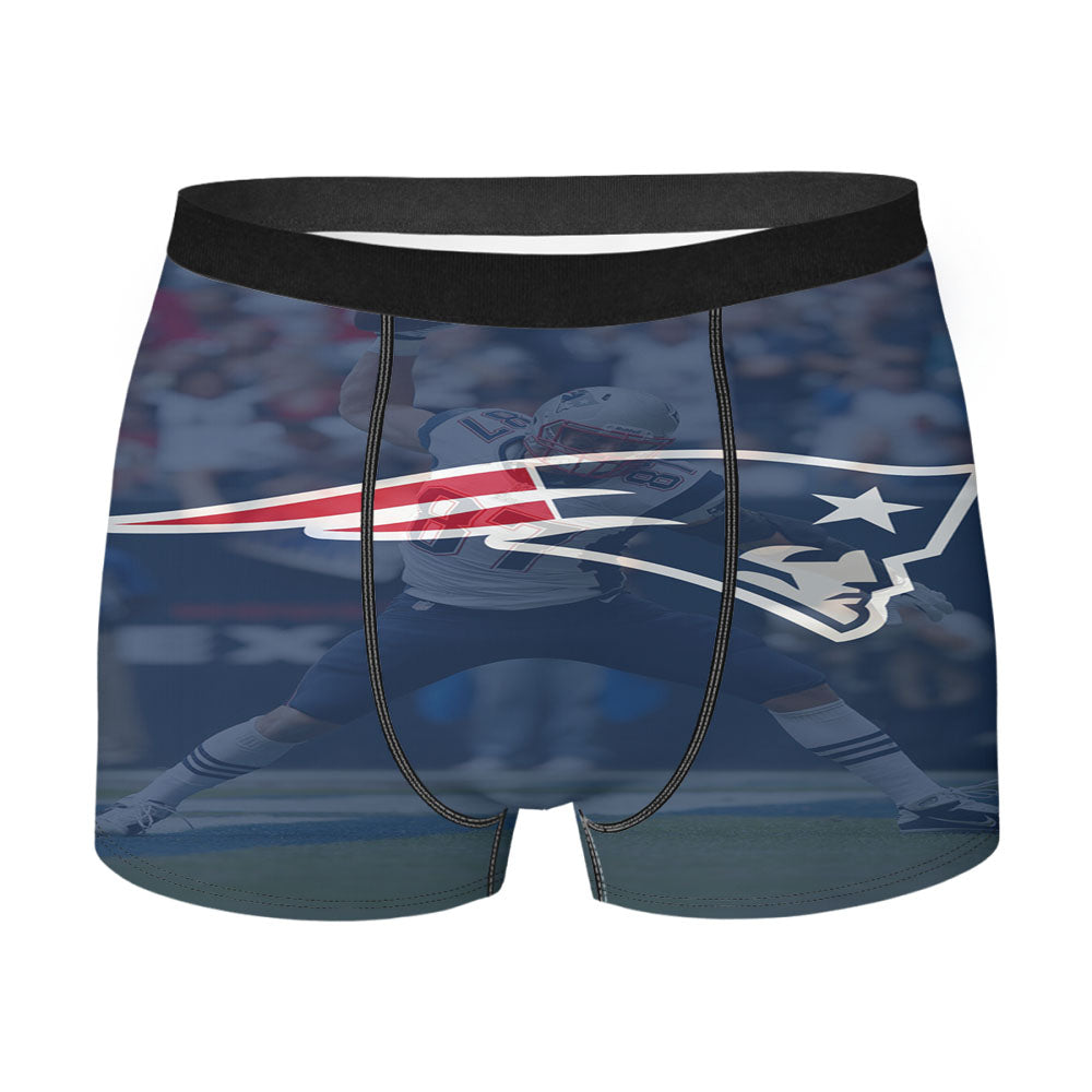 Patriots Super Bowl Wallpaper Li Wallpaper Logo Transparent Men'S Boxer Briefs
