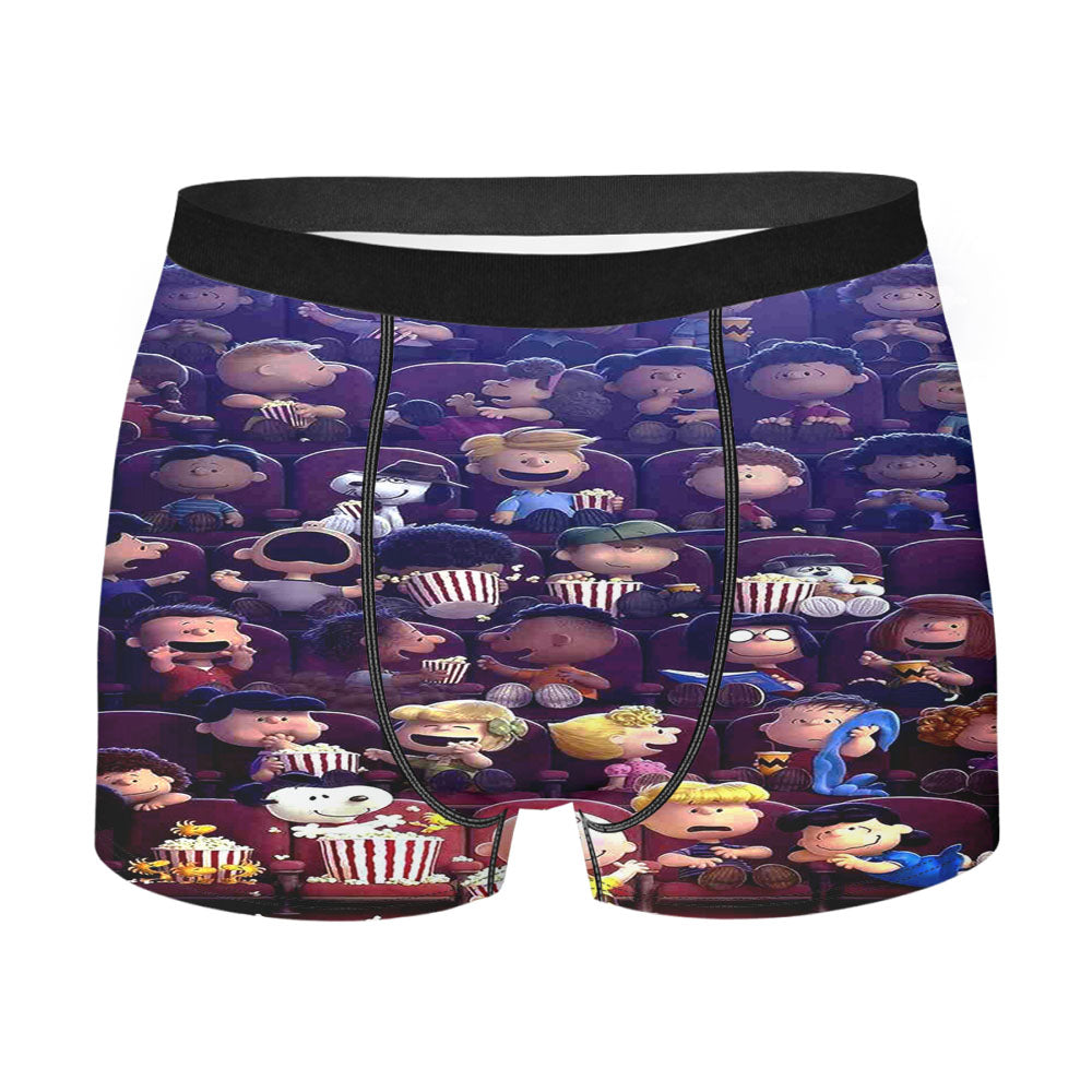Peanuts Movie 2015 Poster Men'S Boxer Briefs