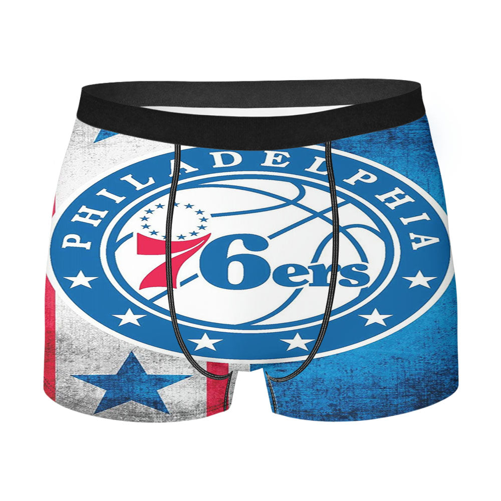 Philadelphia 76Ers Logo Flag Men'S Boxer Briefs