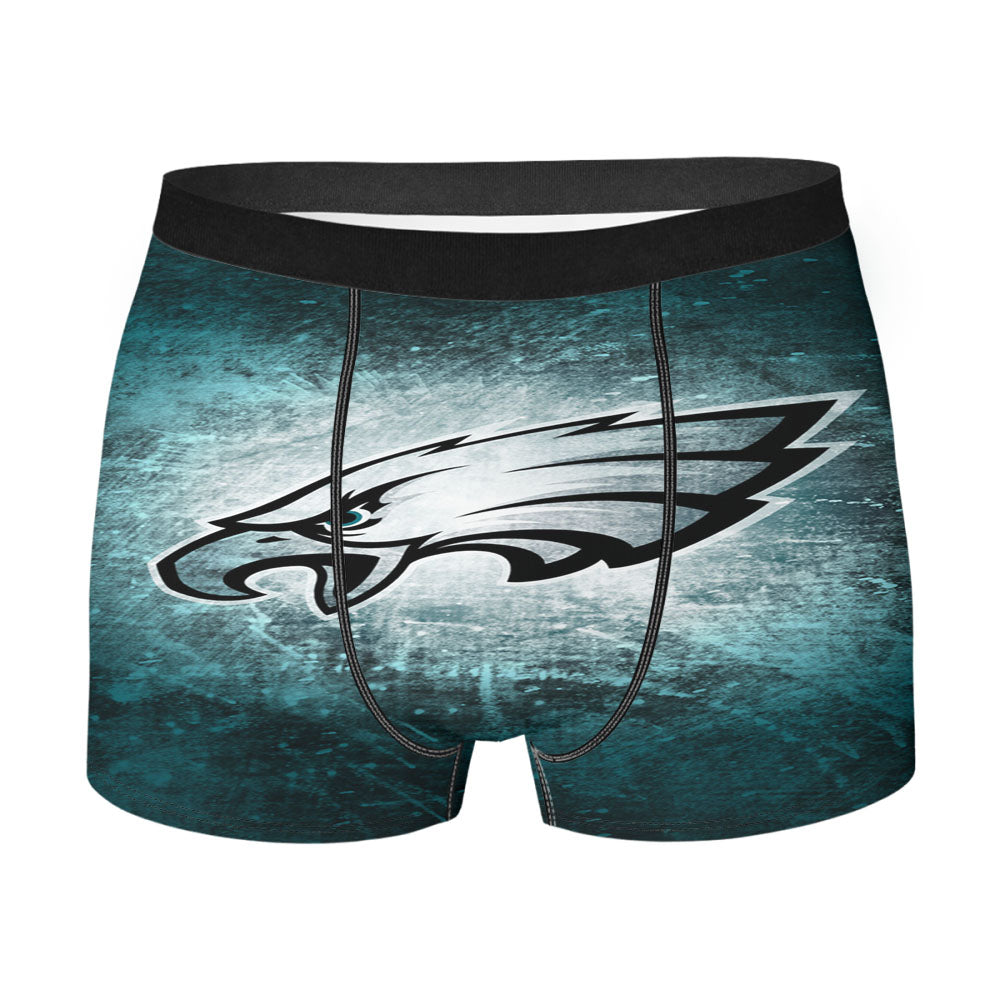 Philadelphia Eagles Grunge Texture Wallpaper Men'S Boxer Briefs