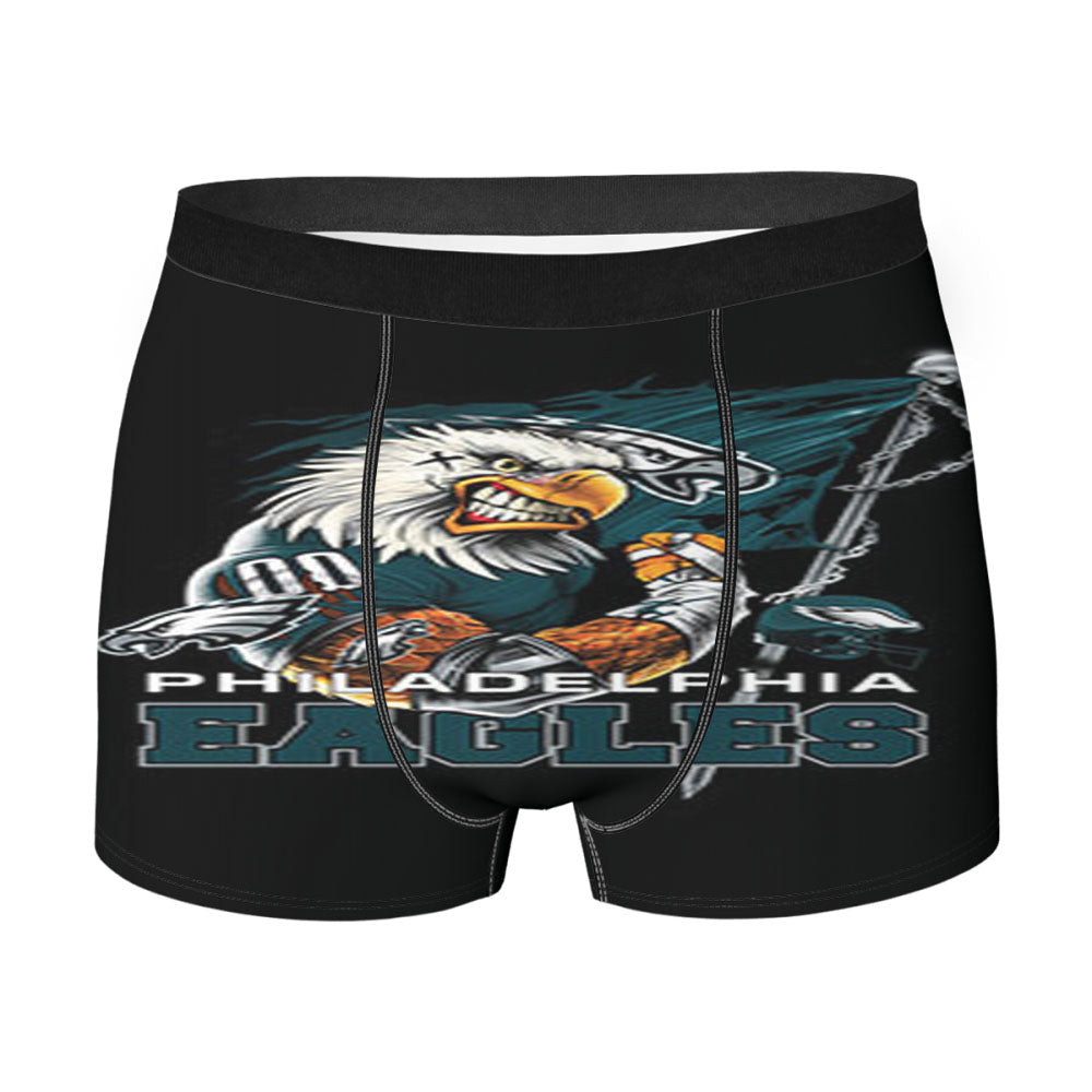 Philadelphia Eagles Logo Black Men'S Boxer Briefs