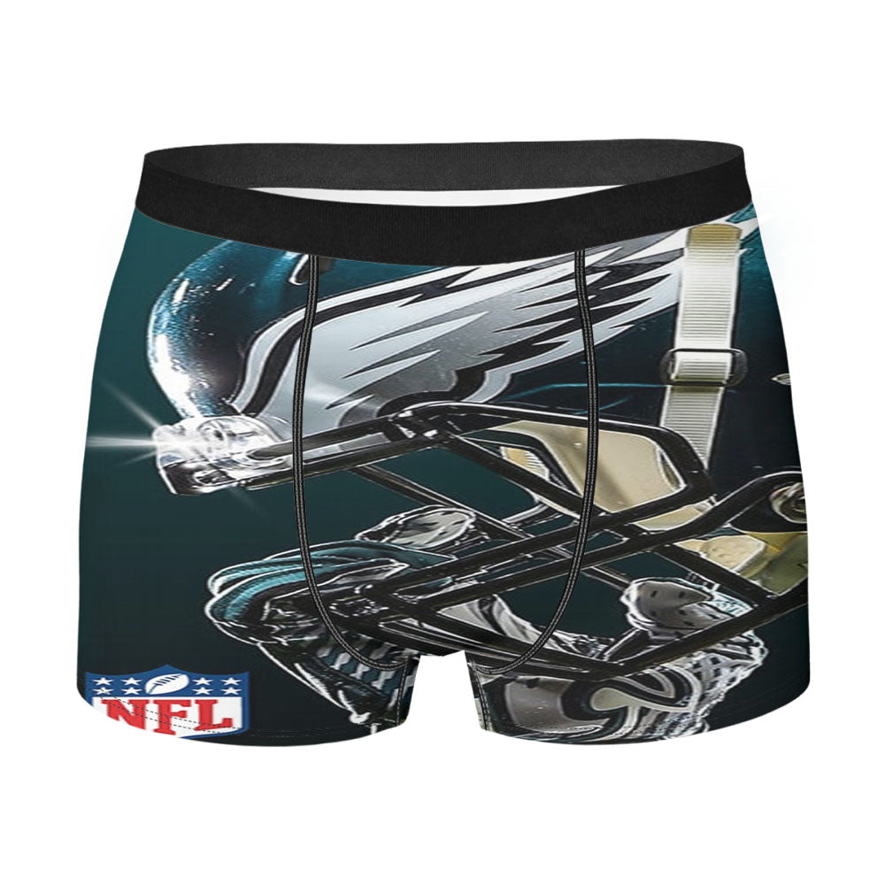 Philadelphia Eagles Nfl Helmet Men'S Boxer Briefs