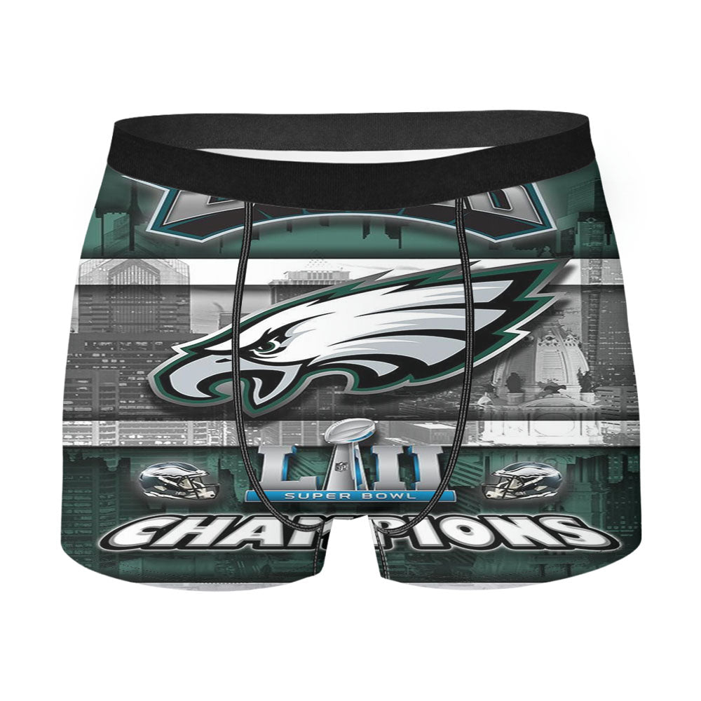 Philadelphia Eagles Super Bowl Champions Wallpaper Men'S Boxer Briefs