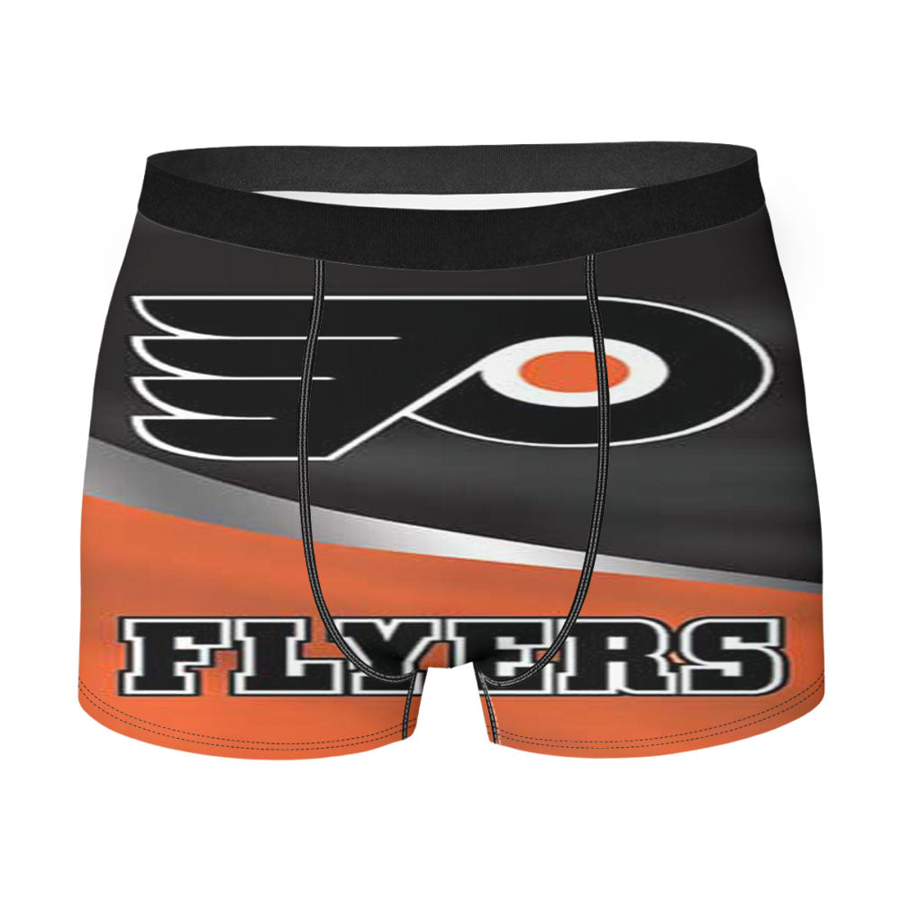 Philadelphia Flyers Cloth Logo Men'S Boxer Briefs