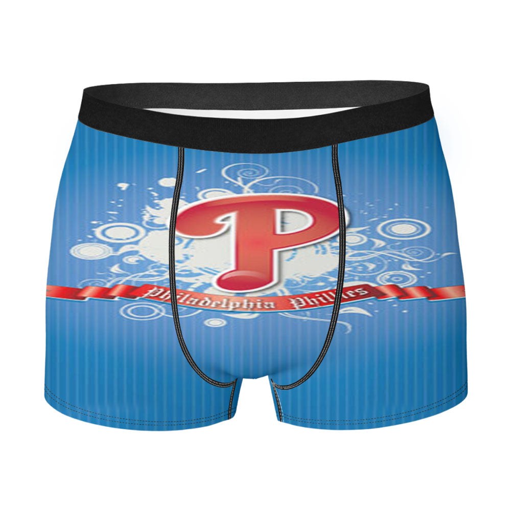 Philadelphia Phillies Blue Men'S Boxer Briefs
