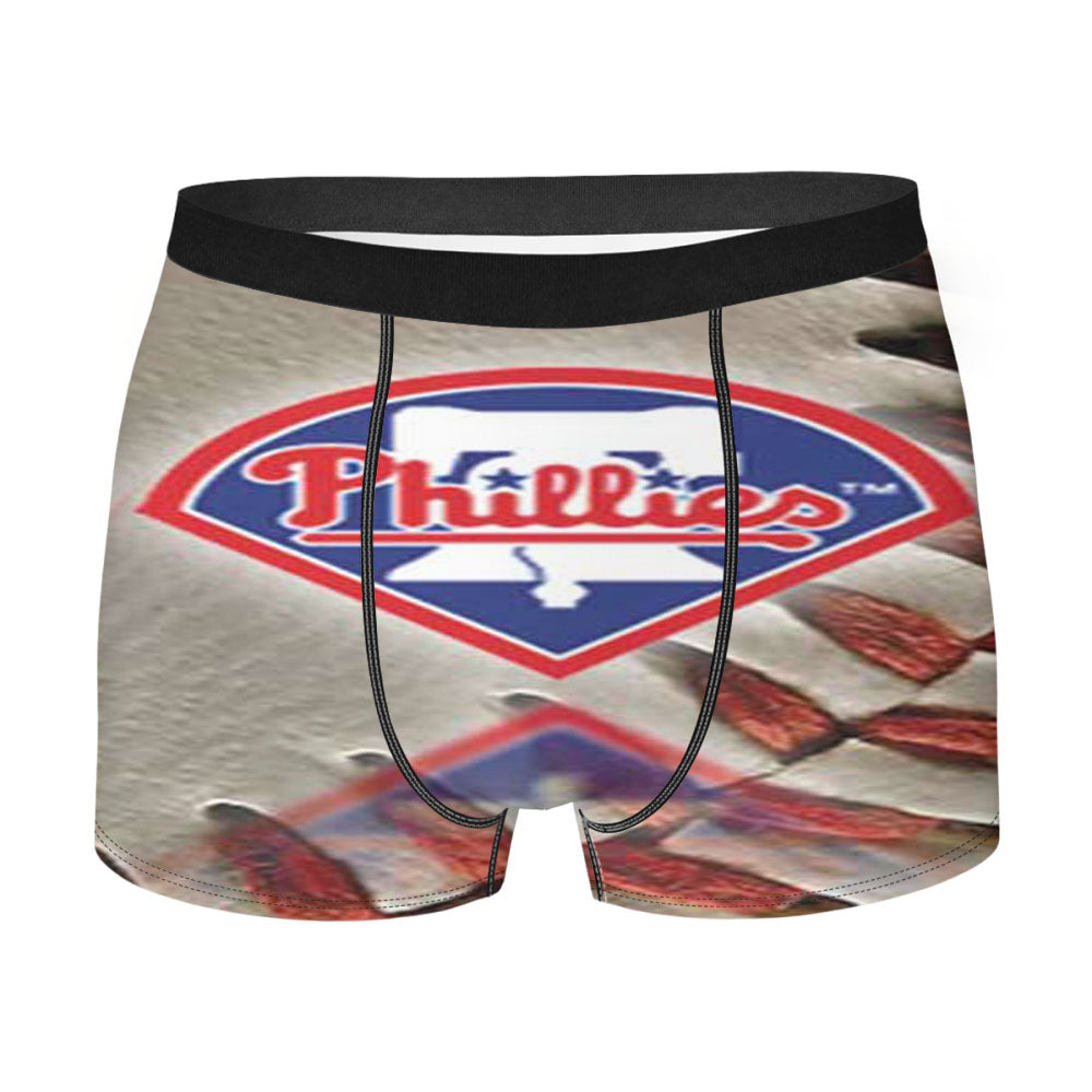 Phillies Logo Reflect On Ball Men'S Boxer Briefs