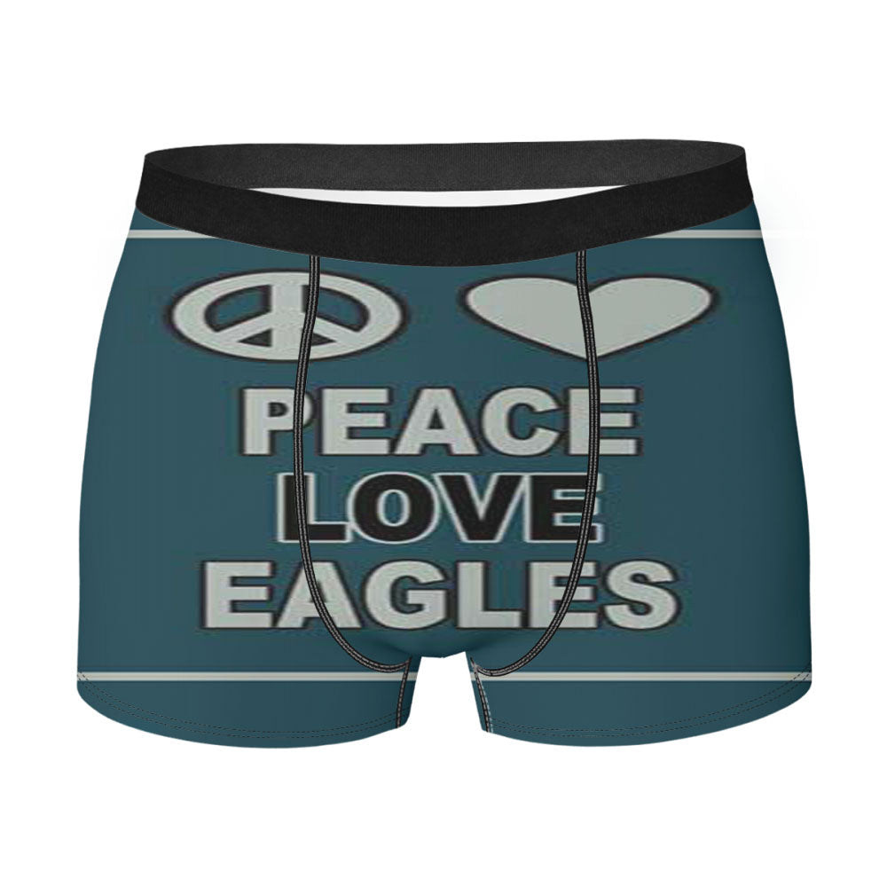 Philly Eagles Peace Love Men'S Boxer Briefs
