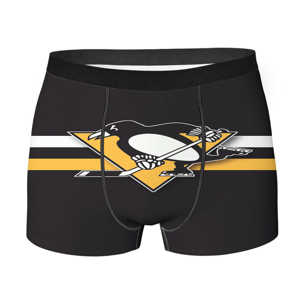 Pittsburgh Penguins Hockey Men'S Boxer Briefs