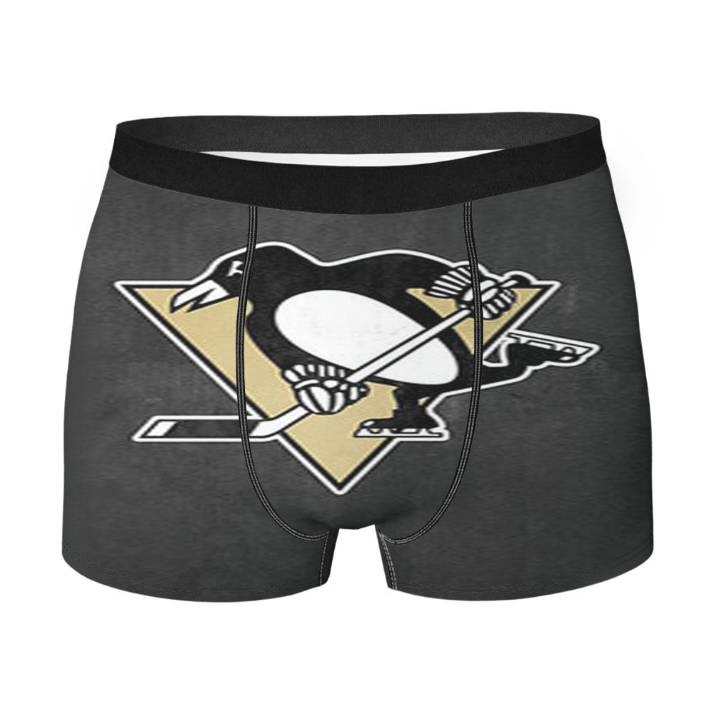 Pittsburgh Penguins Logo Dark Gray Men'S Boxer Briefs