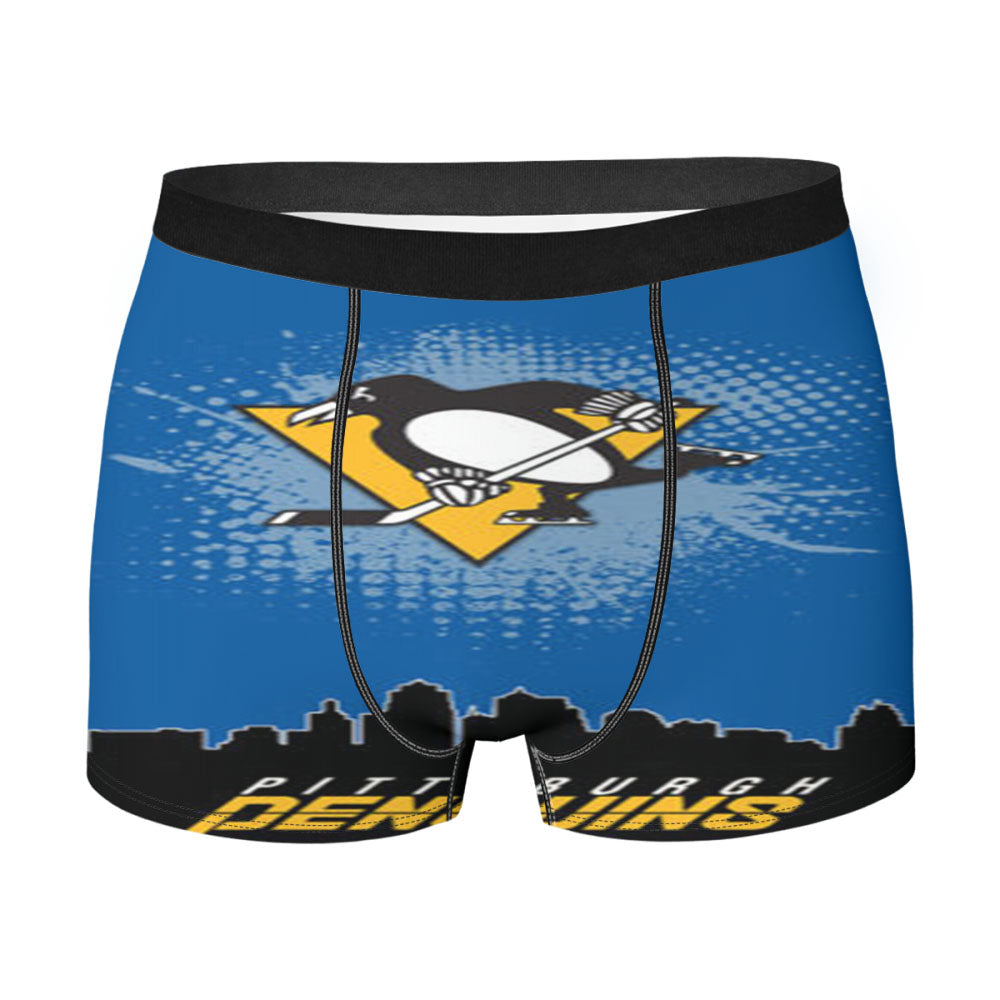 Pittsburgh Penguins Nhl Team Men'S Boxer Briefs