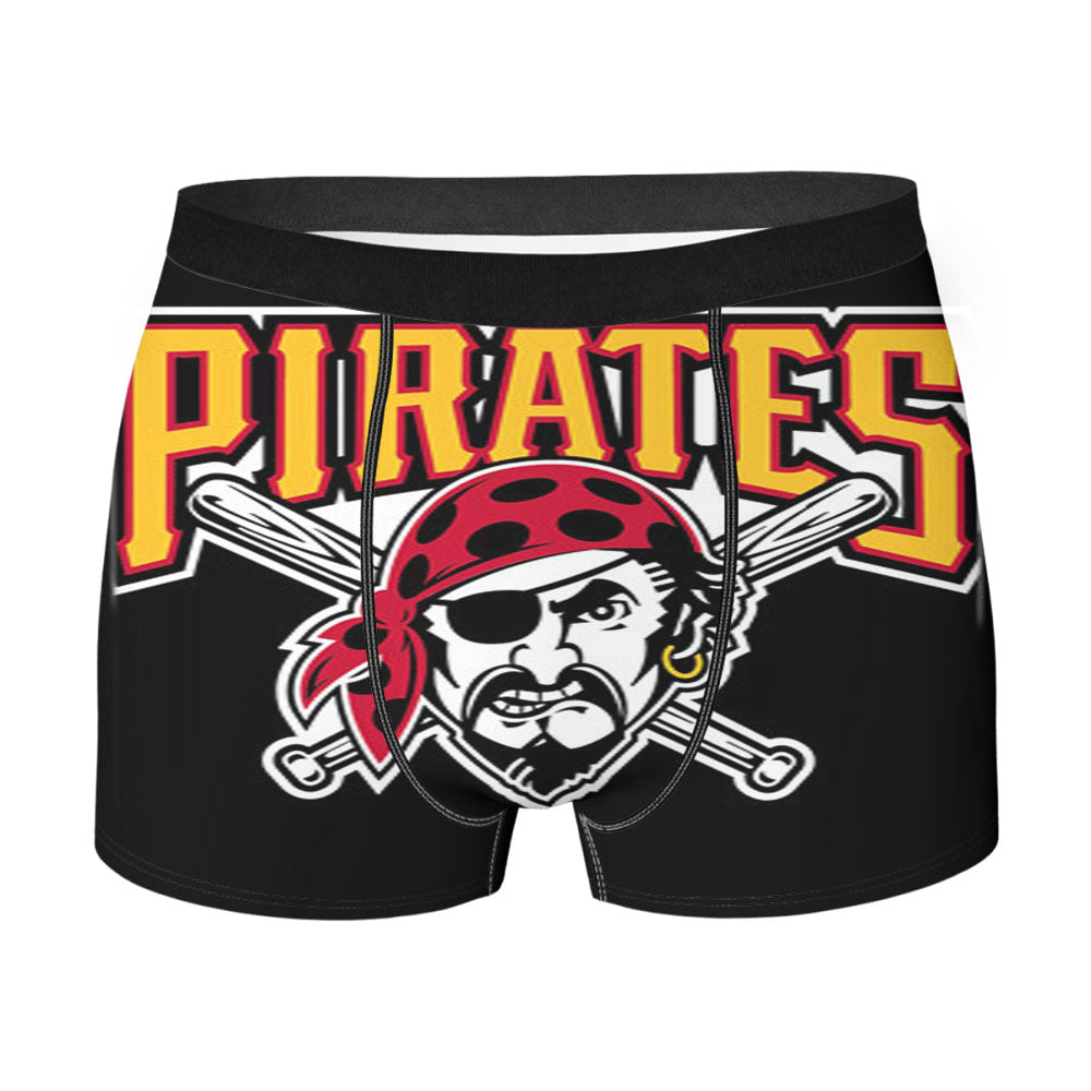 Pittsburgh Pirates Black Background Men'S Boxer Briefs