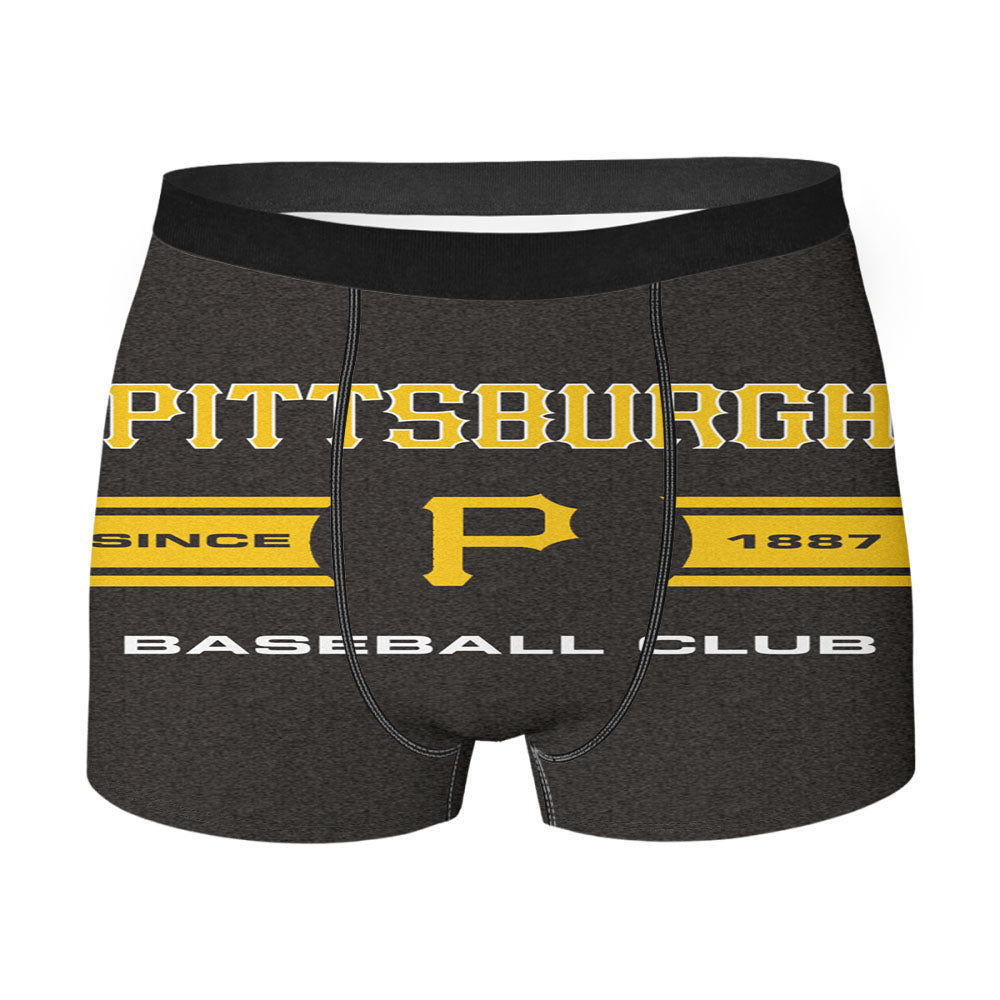 Pittsburgh Pirates Mlb Baseball Club Men'S Boxer Briefs