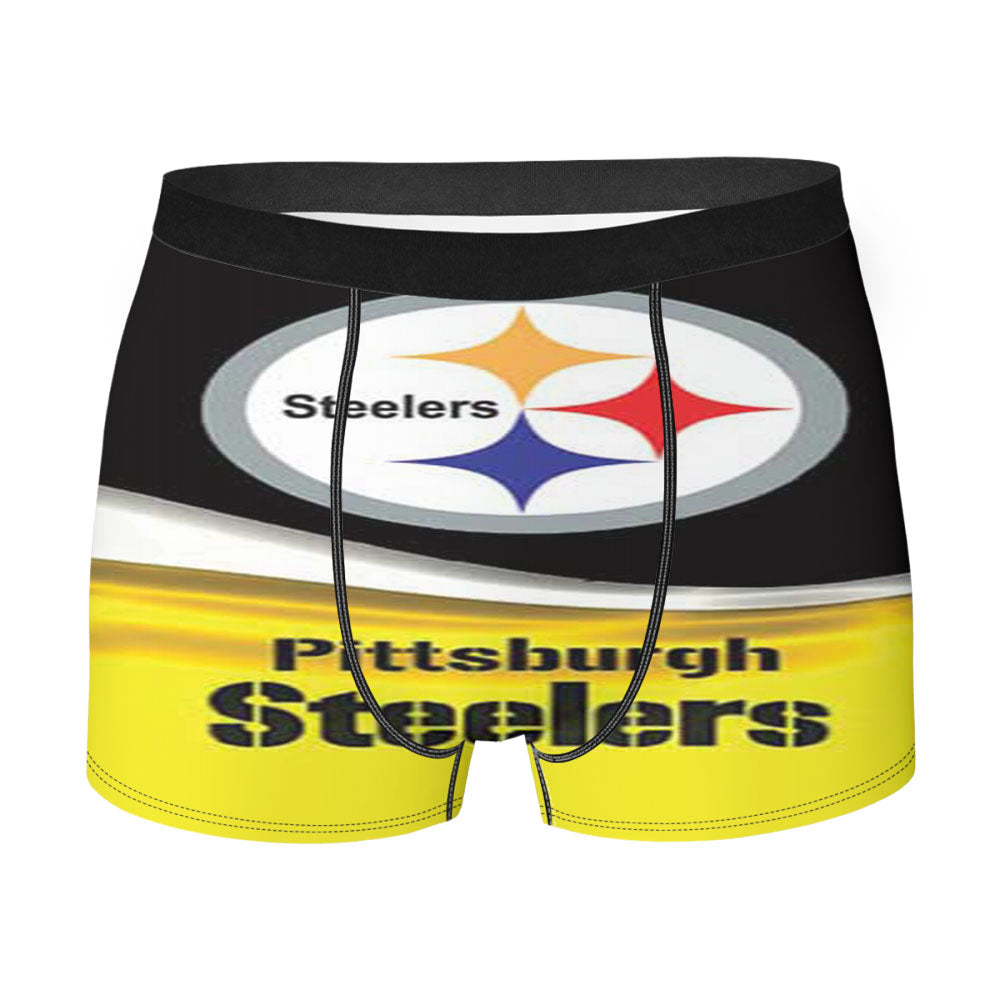 Pittsburgh Steelers Ripple Tall Men'S Boxer Briefs