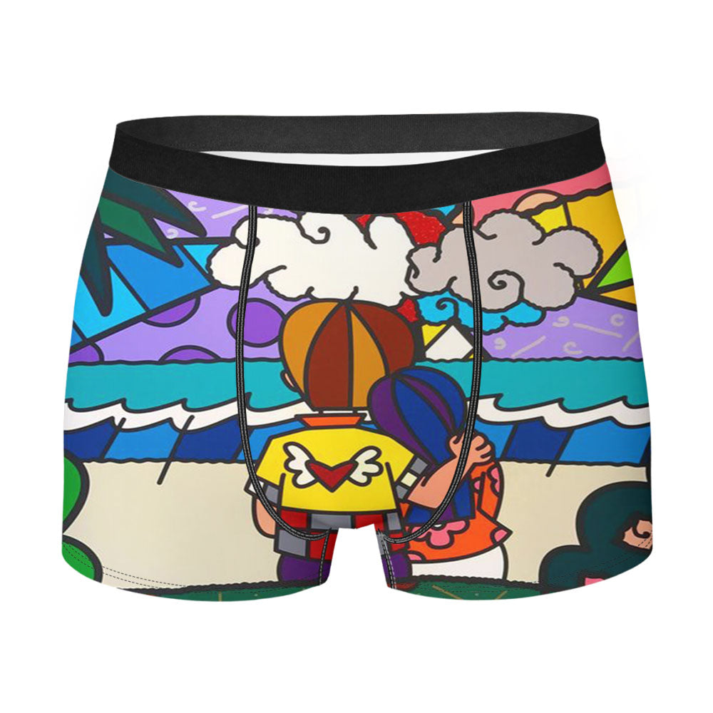 Pop Art Romero Britto Men'S Boxer Briefs