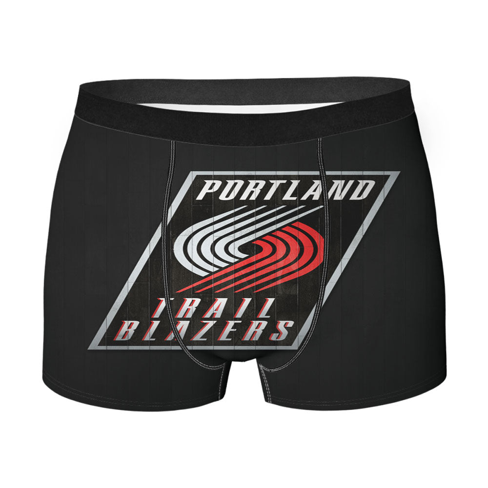 Portland Trail Blazers Hardwood Men'S Boxer Briefs