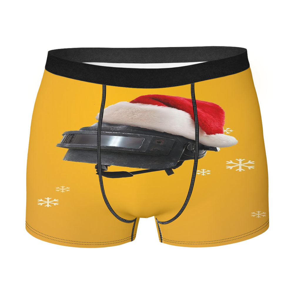 Pubg Mobile Happy Santa And Christmas Men'S Boxer Briefs