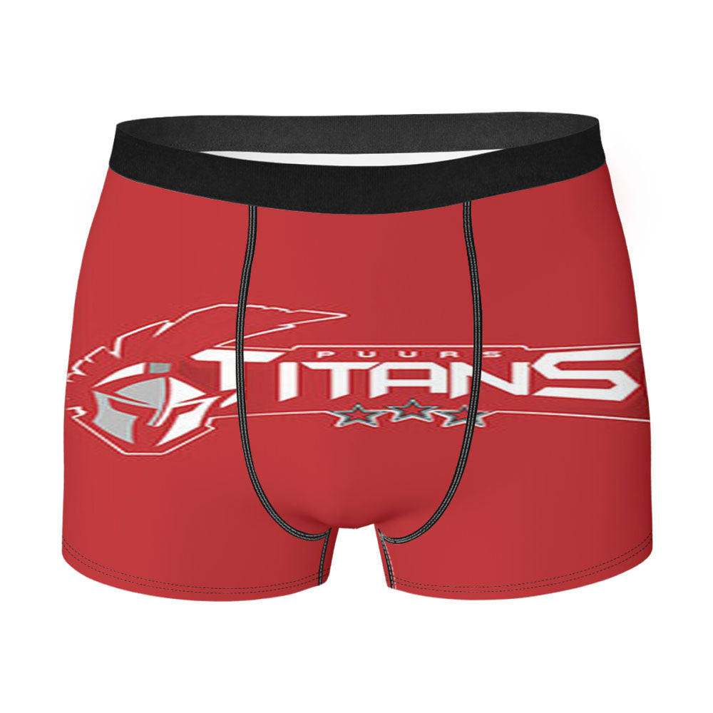 Puurs Titans Logo Red Men'S Boxer Briefs
