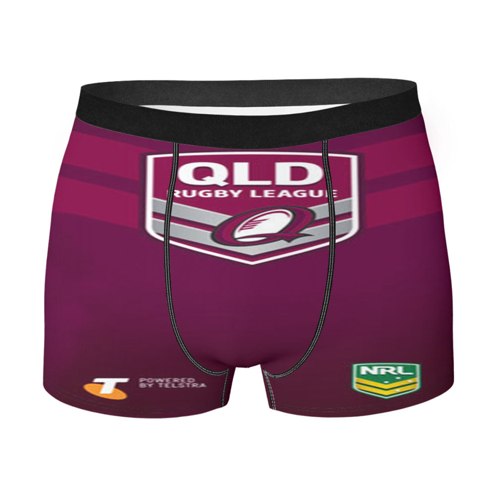 Qld Rugby League Men'S Boxer Briefs