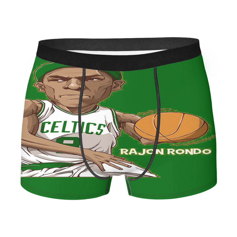 Rajon Rondo Green Men'S Boxer Briefs