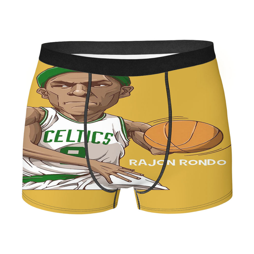 Rajon Rondo Yellow Men'S Boxer Briefs