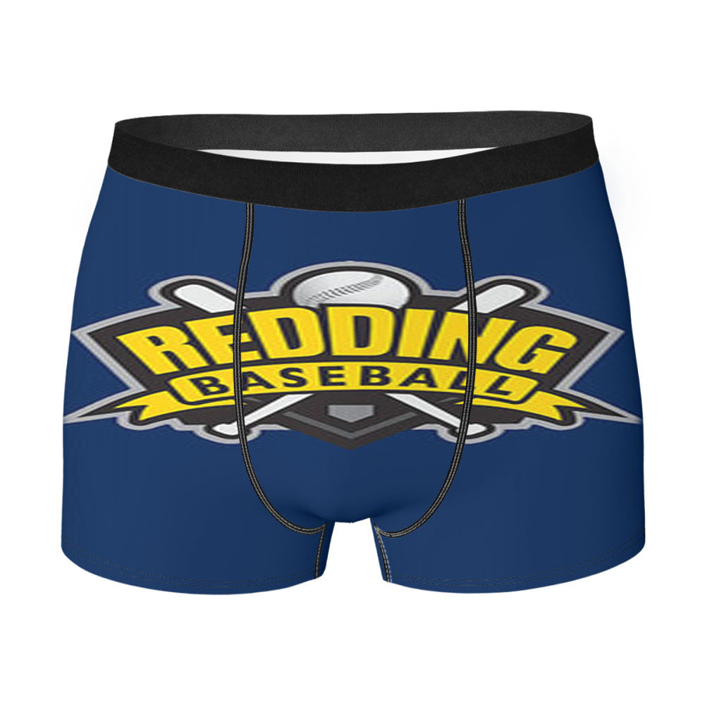 Redding Baseball Logo Blue Men'S Boxer Briefs