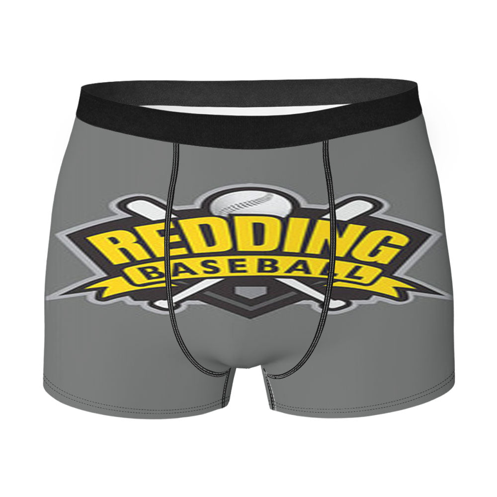 Redding Baseball Logo Gray Men'S Boxer Briefs