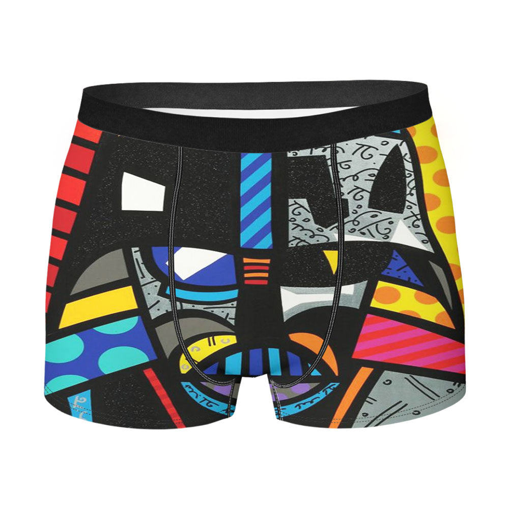 Romero Britto Darth Vader Star Wars Wallpaper Men'S Boxer Briefs