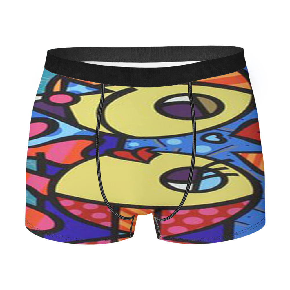 Romero Britto Fish Men'S Boxer Briefs