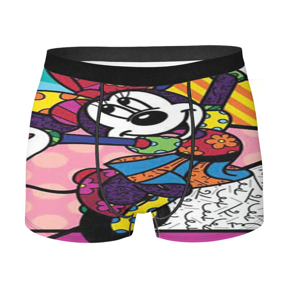 Romero Britto Minnie Mouse Men'S Boxer Briefs