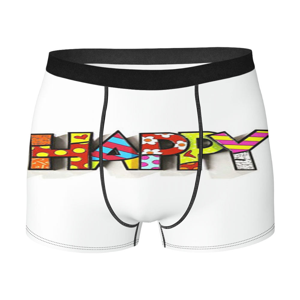 Romero Britto Pop Happy Men'S Boxer Briefs