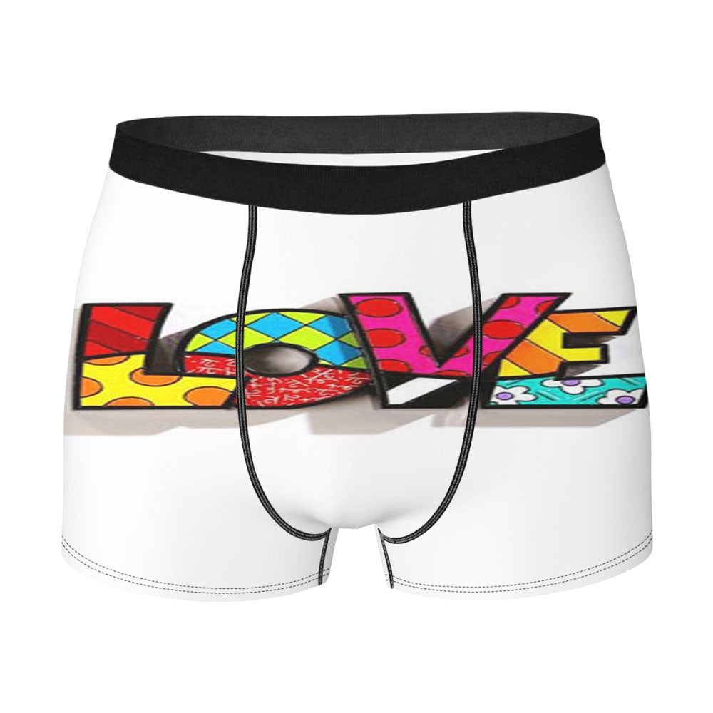 Romero Britto Pop Love Men'S Boxer Briefs