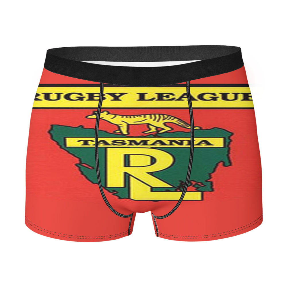 Rugby League Tasmania Red Men'S Boxer Briefs