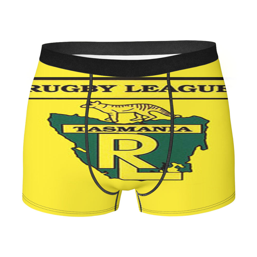 Rugby League Tasmania Yellow Men'S Boxer Briefs