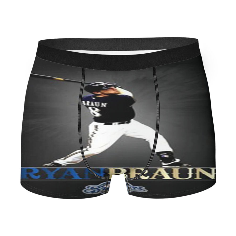Ryan Braun Milwaukee Brwers Men'S Boxer Briefs