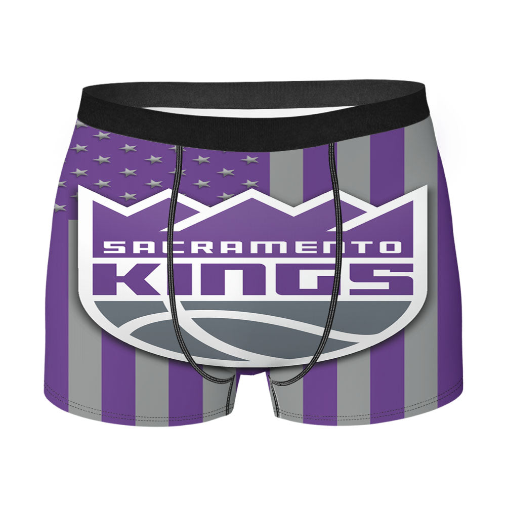 Sacramento Kings Logo Flag Men'S Boxer Briefs